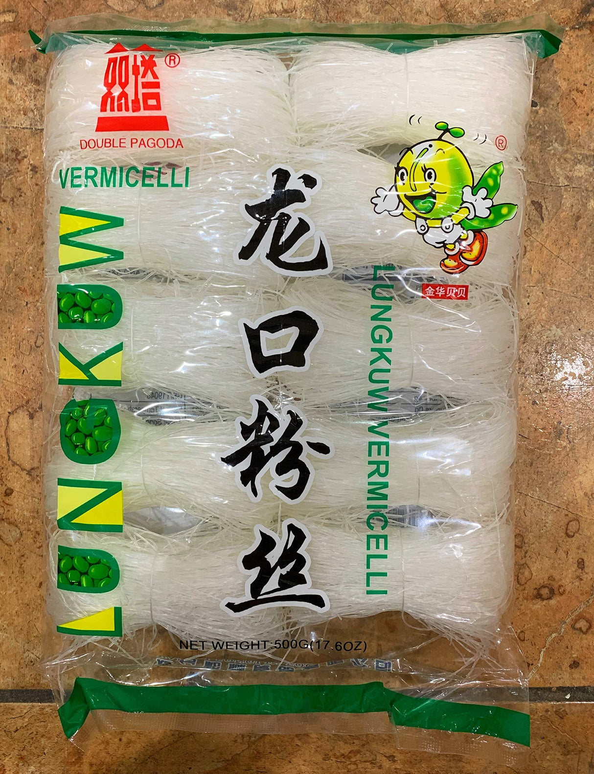 Lungkuw Vermicelli 500 g 龍口粉絲 (Pack of 3) - Mighty Depot