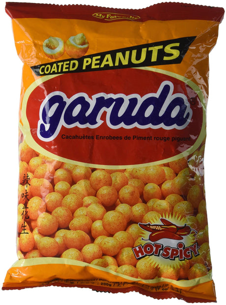 Garuda Hot Coated Nuts, 7 Ounce - Mighty Depot