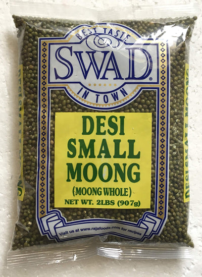 Swad Desi Small Moong (Moong Whole) - 2 Pound