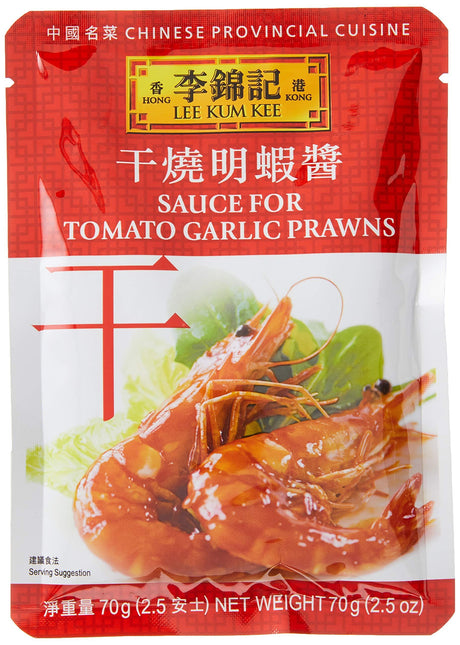 Tomato Garlic Prawns Sauce - 2.5oz by Lee Kum Kee. - Mighty Depot