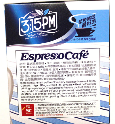 3:15pm Coffee - Espresso Cafe, 5.92 Oz (Pack of 2)