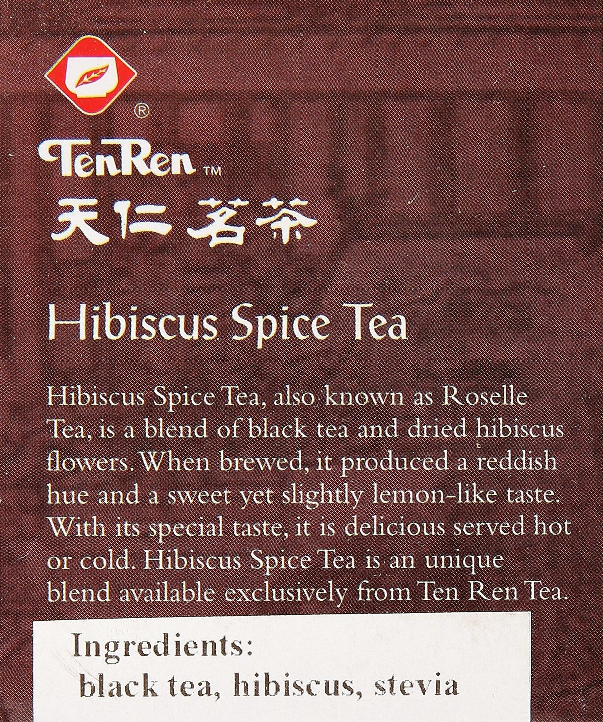 Ten Ren, Hibiscus Spice Tea - Mighty Depot