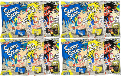 Nobel Super Sour Candy Trial Set 12 Bags (3.1oz x 3 Kinds x 4 Sets)