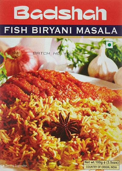 Badshah, Fish Biryani Masala, 100 Grams(gm)