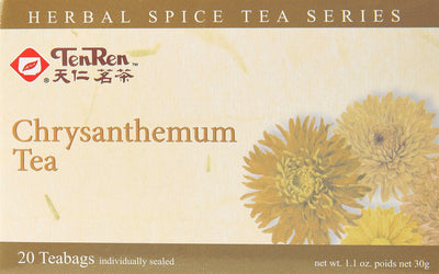 Ten Ren Chrysanthemum Tea, Taiwan Tea, Tea Bag Collection, 20 Bags