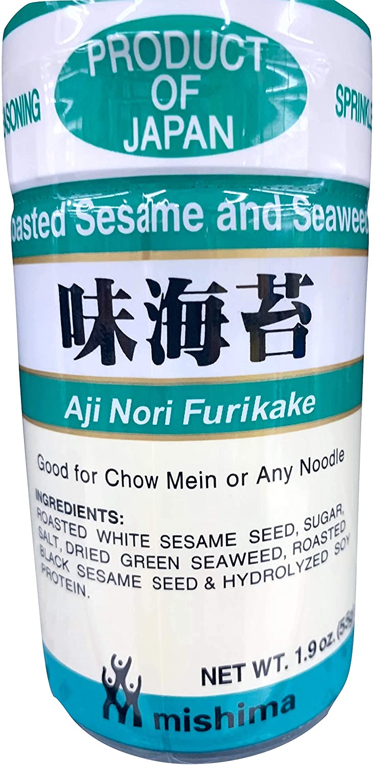 Aji Nori Furikake (Seasoned Mix) - 1.9oz (Pack of 1) - Mighty Depot