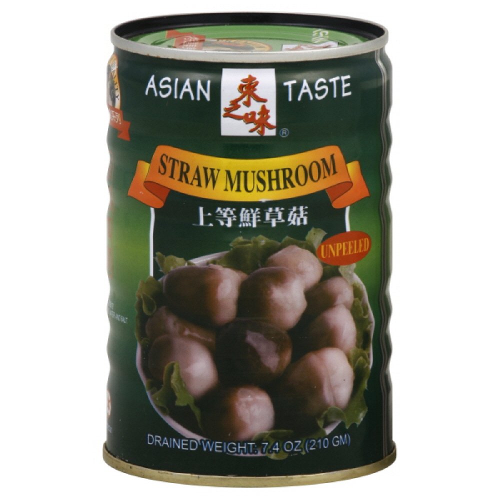 Asian Taste Straw Mushroom, Unpeeled, 15-Ounce (Pack of 8)