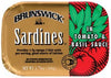 Brunswick Sardines in Tomato & Basil Sauce 3.75 oz (Pack of 25)