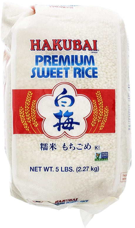 Hakubai Sweet Rice, 5-Pound - Mighty Depot