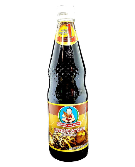 Healthy Boy - Mushroom Soy Sauce, 1.5 Pounds, (1 Bottle) - Mighty Depot