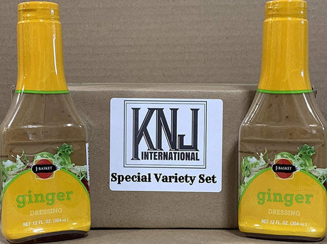 J-basket Ginger Dressing 12oz by KNJ International (Pack of 2) - Mighty Depot