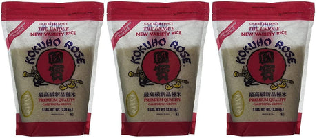 KOKUHO RICE SUSHI MBQAzn, 3 Pack (5 lbs) - Mighty Depot