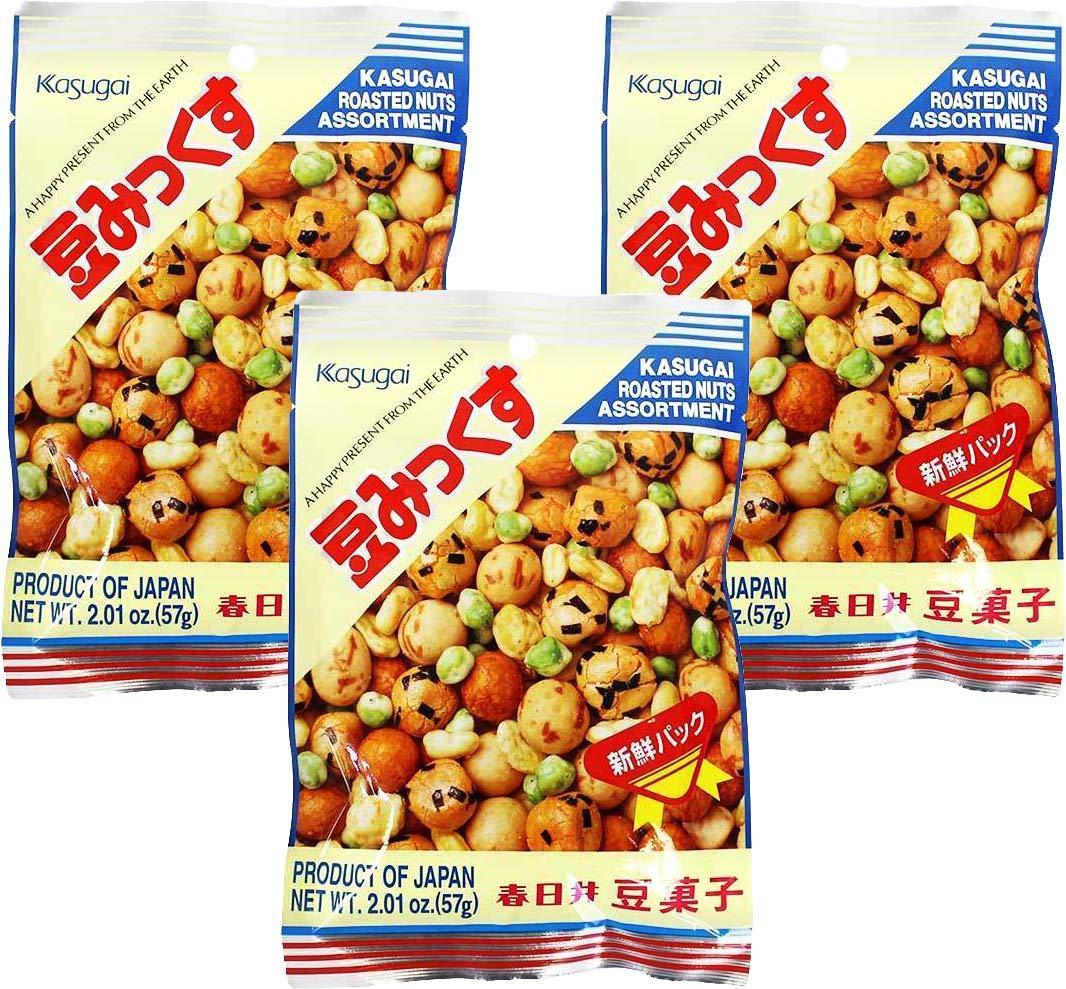 Kasugai Roasted Nuts Assortment 2.01oz 4 Pack - Mighty Depot