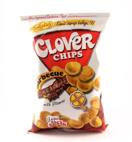 Leslie's Clover Chips (Bbq) 155g - Mighty Depot
