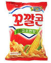 Lotte Original Kko Kkal Corn Chips 2.72oz (2 Pack)