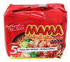 MAMA Oriental Style Instant Noodles - Shrimp (Tom Yum) Flavor 2.12 oz / 60g (5 Packs)