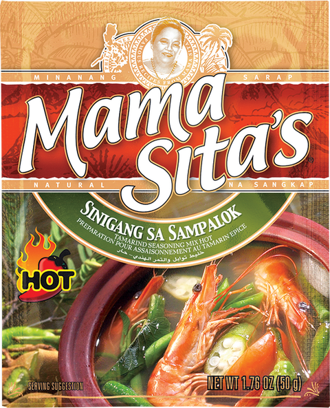 Mama Sita's Sinigang Sa Sampalok Mix Tamarind Seasoning Mix (Hot) 50g (1.76oz) 1 Pack