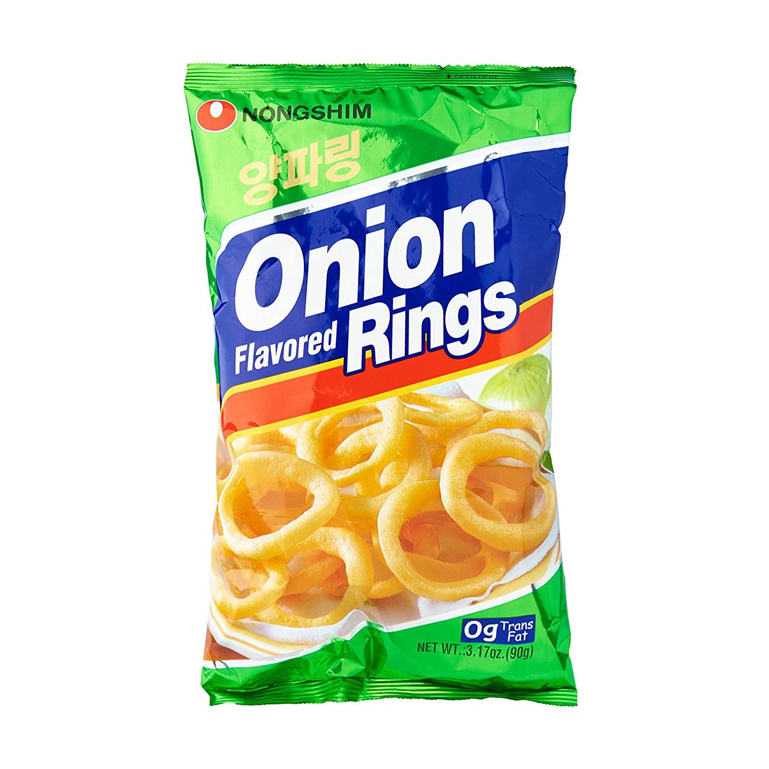 Nong Shim Flavored Rings, Onion, 3.17 Ounce