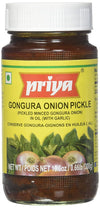 Priya Gongura Onion Pickle With Garlic, 300 Grams, 1 Bottle