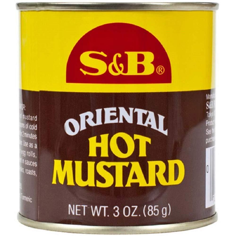 S&B - Hot Mustard Powder 3.0 Oz. (Pack of 3)