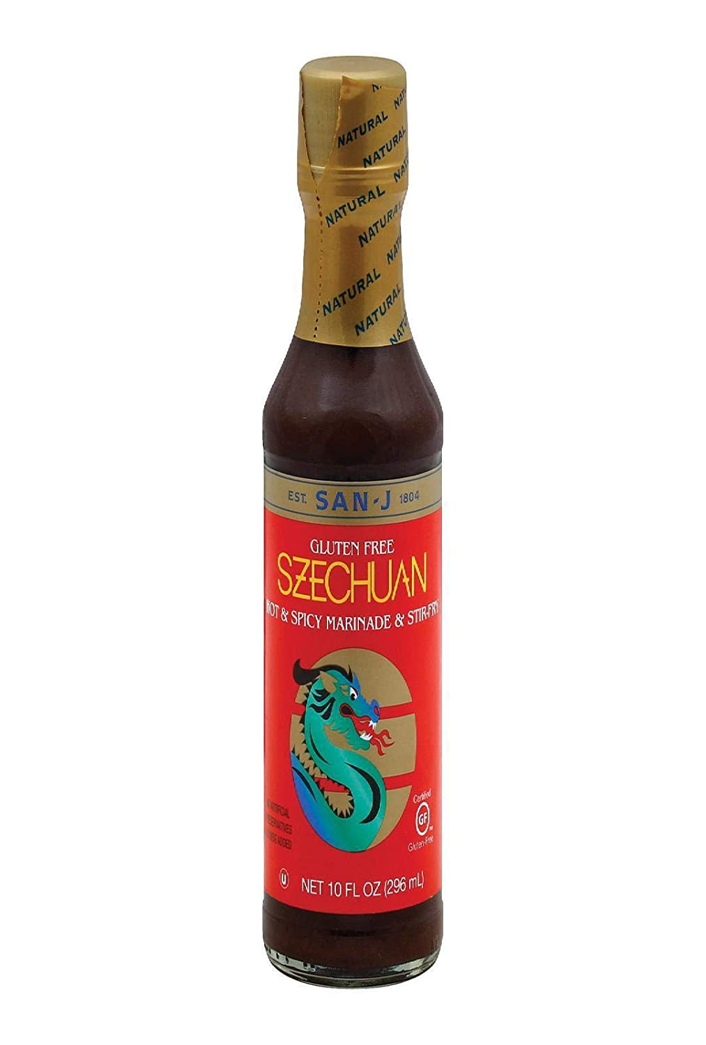 San J International, Sauce Szechuan, 10 Fl Oz - Mighty Depot