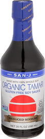 San J Sauce Soy Tamari Gluten Free Low Sodium, 20 oz - Mighty Depot