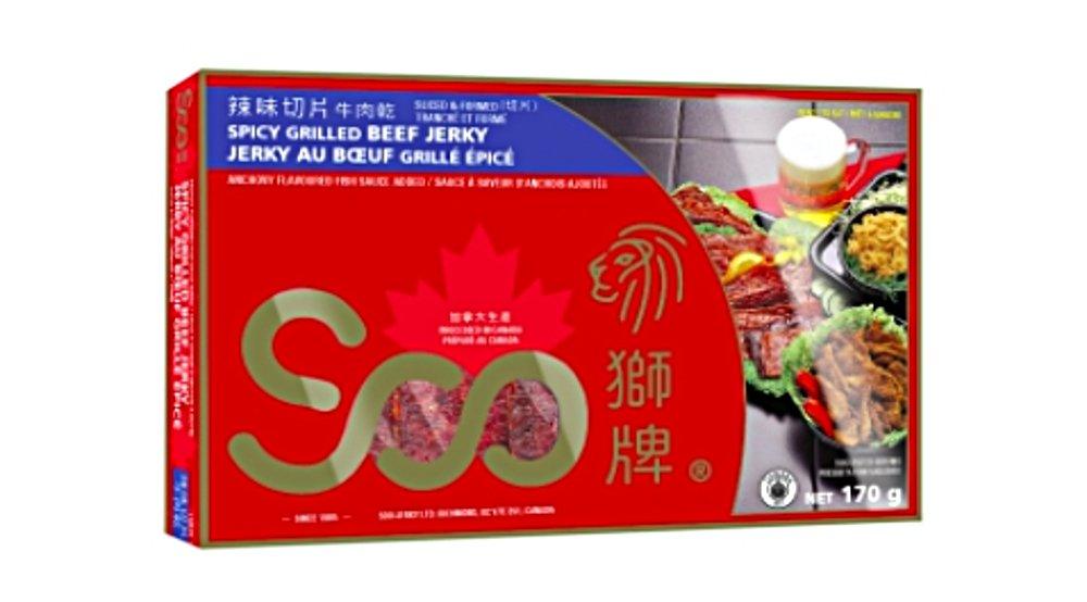 Soo, Beef Jerky, Spicy Grilled Flavor, 6 oz - Mighty Depot