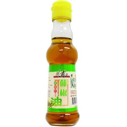 Spicy King Green Sichuan Peppercorn Oil (Tengjiaoyou) (1 bottle) - Mighty Depot
