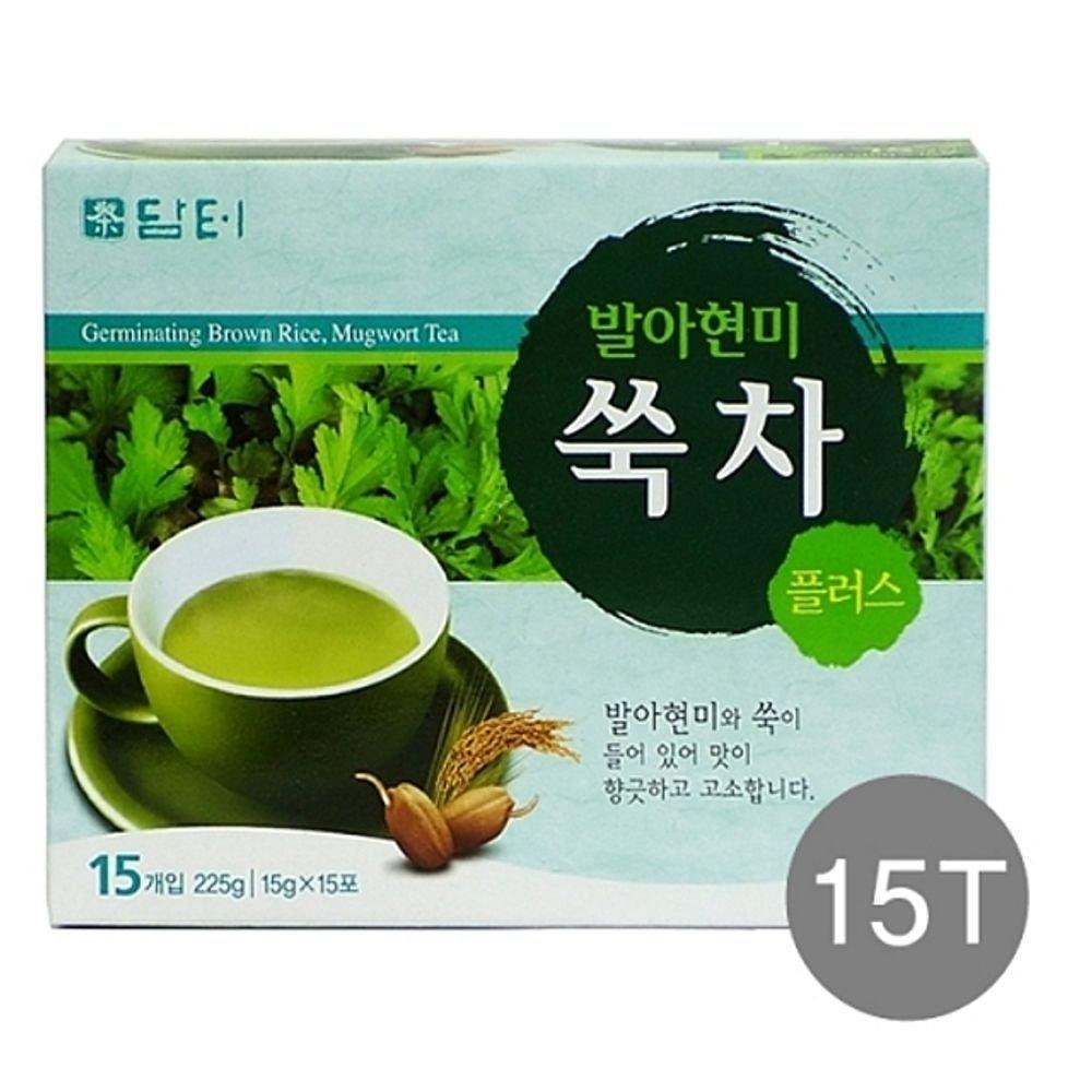 Sprouting brown rice mugwort tea 15g x 15T - Mighty Depot
