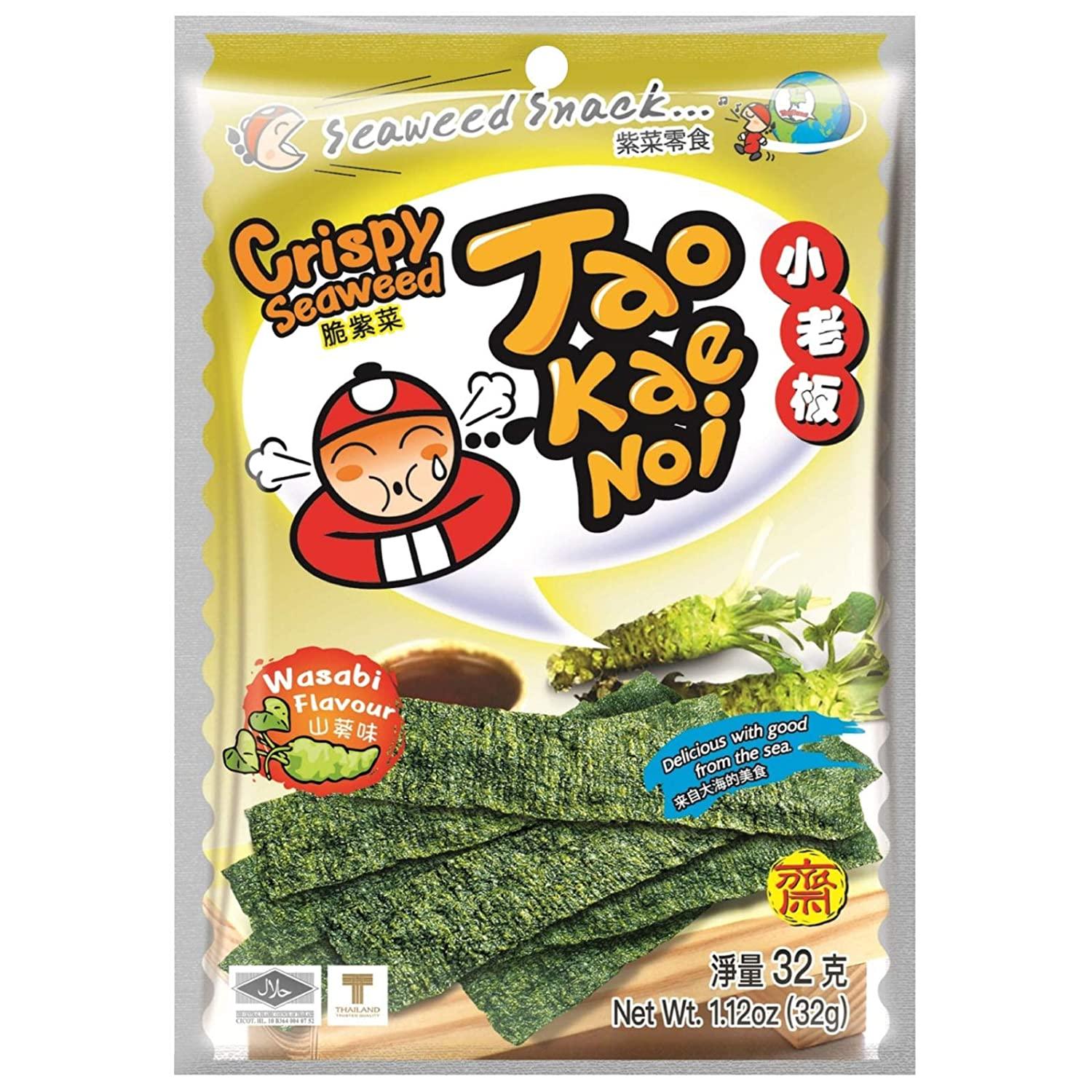 Tao Kae Noi Seaweed Wasabi Flavor (2 Packs)