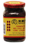 Wangzhihe Fermented red bean curd Chili - Tofu (Chunk) Spicy 8.8 oz 紅 辣 腐乳