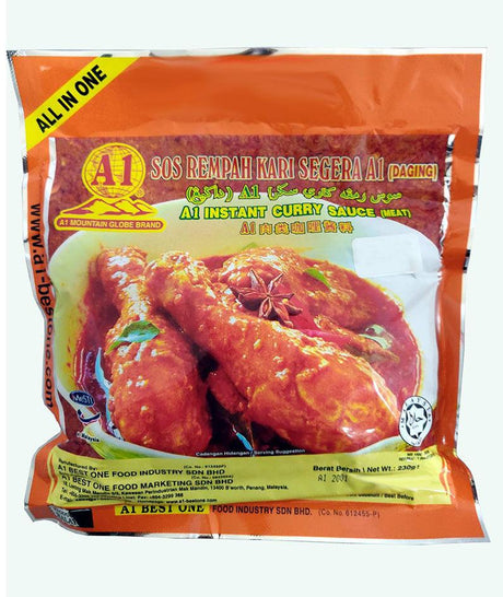 A1 Best One - Instant Curry Sauce, 8.1 Ounces, (1 Pouch) - Mighty Depot