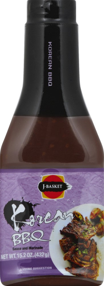 J-basket (formerly JES brand) Korean BBQ Sauce and Marinade, 15.2 oz, 1 bottle