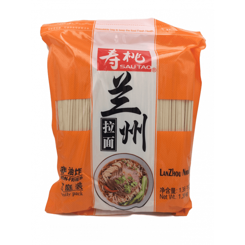 Sautao - Lan Zhou Noodle, 3 Pounds, (1 Bag)